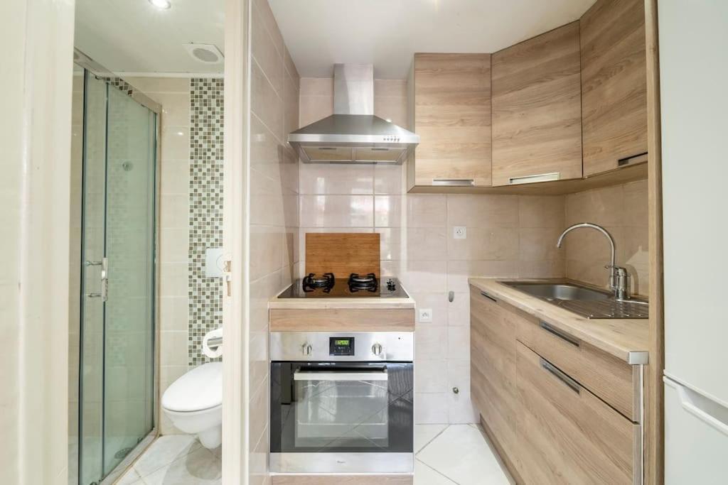 Studio Ideal Pour Deux Voyageurs Sur Marseille Kültér fotó